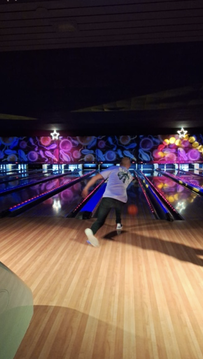 Foto van het teamuitje bowlen