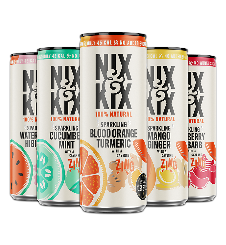 Foto van Nix & Kix blikjes.